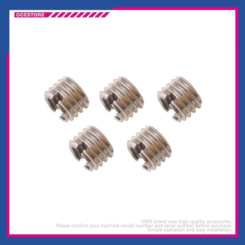 OCESTORE 5Pcs Thread Reducers M8 Male 8MM to M6 Female 6MM with Slot Thread Reducers Adapters - Image 2
